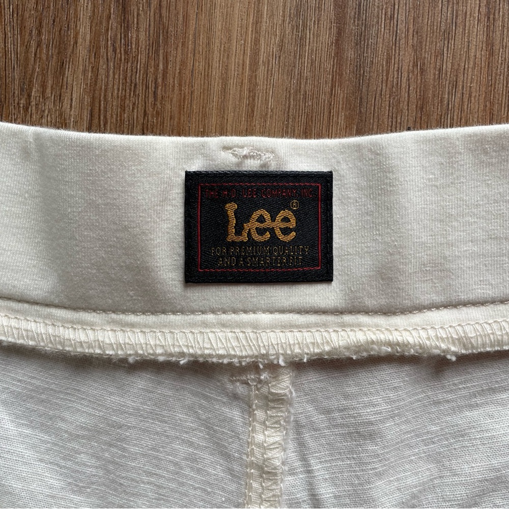 Lee Women's High-Rise Cream Utility Shorts - Picture 6 of 7